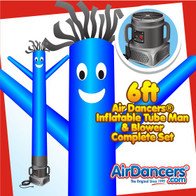 Blue Air Dancers® Inflatable Tube Man & Blower 6ft Set