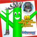 Green Air Dancers® Inflatable Tube Man & Blower 6ft Set