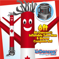 Canadian Flag Air Dancers® Inflatable Tube Man & Blower 6ft Set