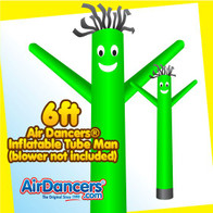 Green Air Dancers® Inflatable Tube Man 6ft by AirDancers.com