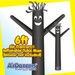 Black Air Dancers® Inflatable Tube Man 6ft by AirDancers.com