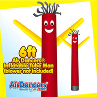 Red & Yellow Air Dancers® Inflatable Tube Man 6ft by AirDancers.com