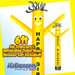 Happy Birthday Air Dancers® Inflatable Tube Man 6ft