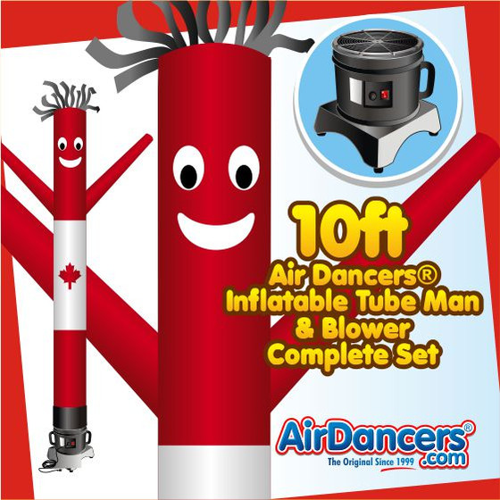 Canadian Air Dancers® Inflatable Tube Man & Blower 10ft Set