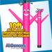 Pink Air Dancers® Inflatable Tube Man 10ft Attachment