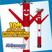 Canadian Flag Air Dancers® Inflatable Tube Man 10ft Attachment