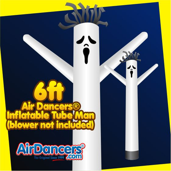 Halloween Ghost Air Dancers® Inflatable Tube Man 6ft