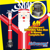 Santa Air Dancers® Inflatable Tube Man & Blower 6ft Set