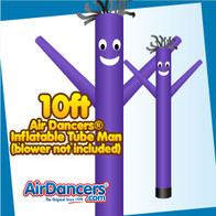 Purple MOUNTO 10ft Inflatable Dancing Man Air Waving Tube Guy with Blower Complete Set 
