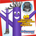 Purple Air Dancers® Inflatable Tube Man & Blower 6ft Set