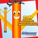 Orange Air Dancers® Inflatable Tube Man 20ft by AirDancers.com