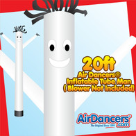 White Air Dancers® Inflatable Tube Man 20ft by AirDancers.com