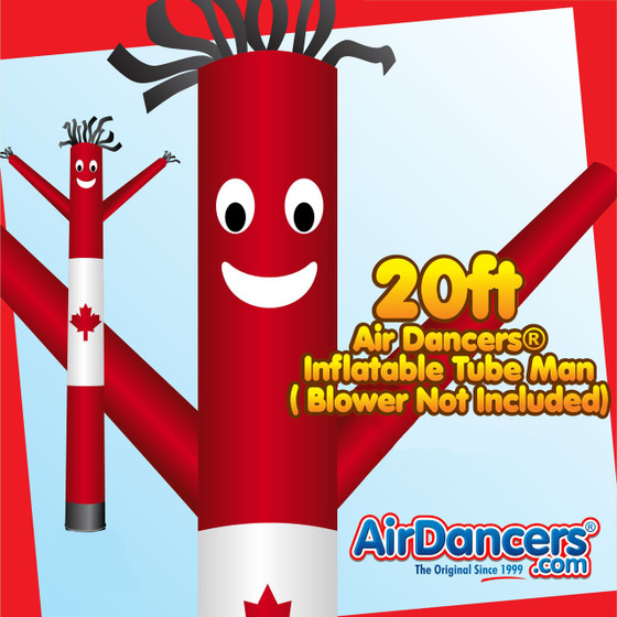 Canadian Flag Air Dancers® Inflatable Tube Man 20ft by AirDancers.com