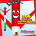 Mexico Flag Air Dancers® Inflatable Tube Man 20ft