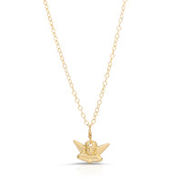 14kt Gold Filled Angel Charm Necklace