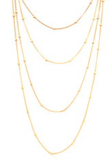 Just The "BEADED" Chain Necklace