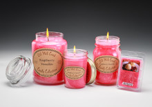 Raspberry Vanilla Candles