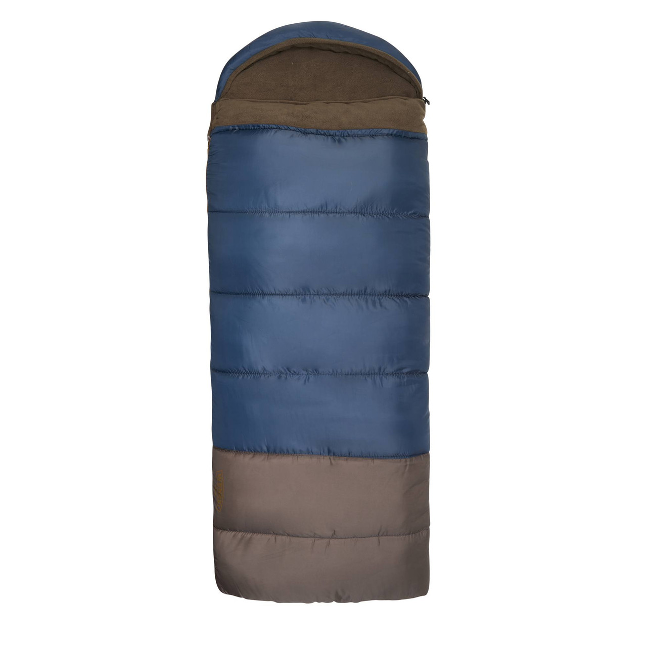 Wenzel Monterey Sleeping Bag, blue, shown fully zipped