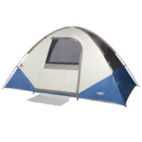 Wenzel Tamarack 6 Person Dome Tent, blue/white, shown without fly