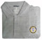Gray with embroidered logo on left chest. Gray with embroidered logo on left chest.