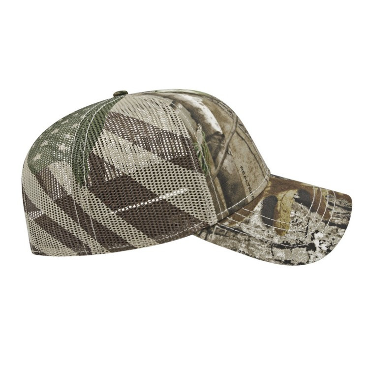 realtree camo hat with american flag
