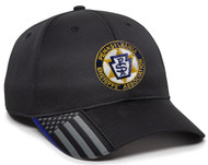 Pennsylvania Sheriff Association logo embroidered on front of cap.