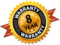 8 Year Warranty 