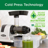 Featuring Cold Press Technology Juicing. Enjoy more cold pressed juice, and more nutrition to support your better health. Lower speed means less nutrient and enzyme destroying heat for a far superior health-boosting juice.