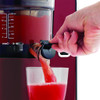 The Juice Spout can close and open. Handy to let you pour release when ready. Also with having a closing manual spout, the VSJ843 can be used to make nut milks and sorbets. See videos below for more info and guidance.