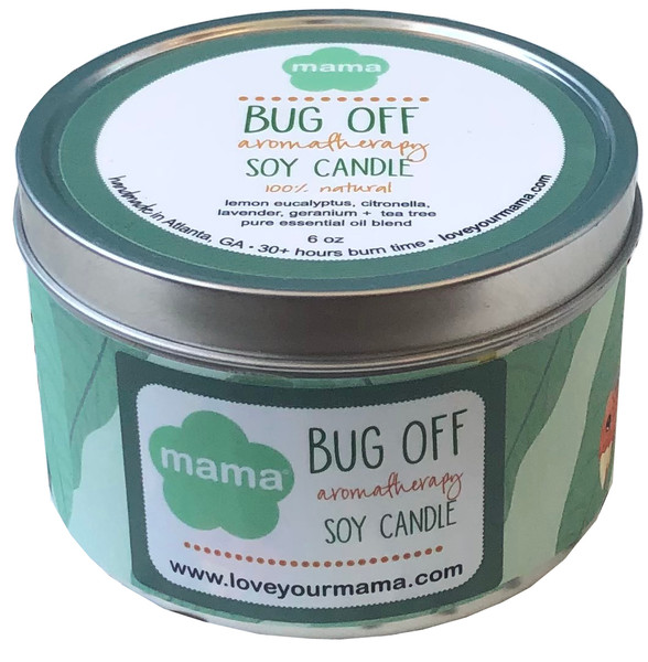 Bug Off Soy candle tin - burns 30 hours