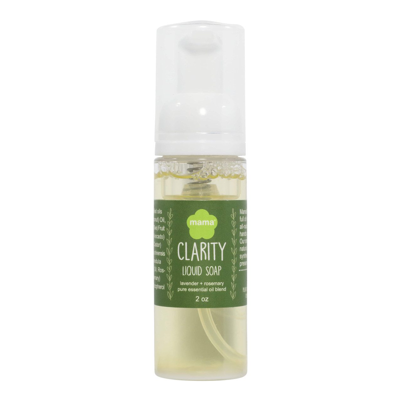 Clarity (Lavender + Rosemary) Travel Size Liquid Soap | Mama Bath + Body