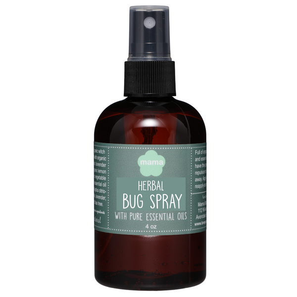 Herbal bug spray with infused herbs and pure essential oils