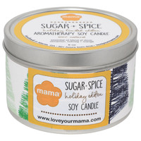 Sugar + Spice 6 oz. Soy Candle Tin | Mama Bath + Body