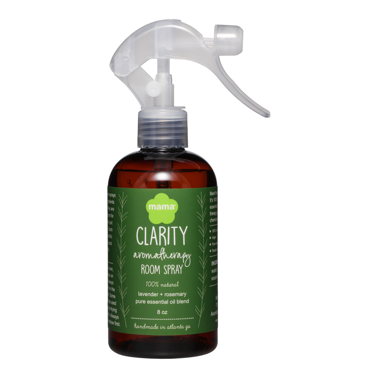 Clarity (100% natural Lavender + Rosemary) Room Spray 8oz  | Mama Bath + Body