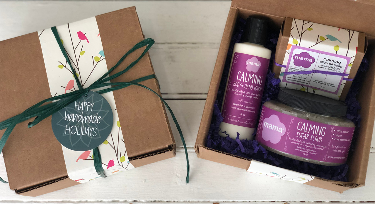 Calming (Lavender + Geranium) Gift Set | Mama Bath + Body