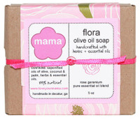 Flora Soap (Rose Geranium) - Gift Wrapped | Mama Bath + Body