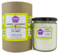 Harmony (Lavender + Lemongrass) Soy Candle - Glass Jar