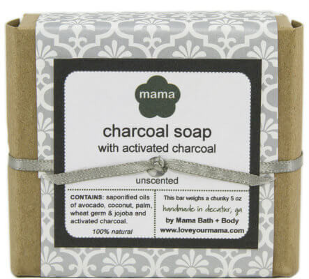 Charcoal Soap - Gift Wrapped | Mama Bath + Body