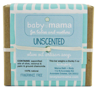 BabyMama Unscented (with chamomile) Soap - Gift Wrapped | Mama Bath + Body