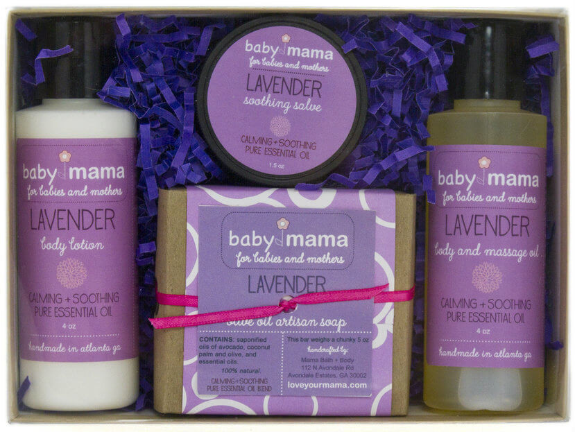 BabyMama Lavender Gift Set | Mama Bath + Body