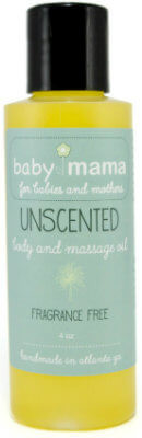 BabyMama Unscented Body and Massage Oil | Mama Bath + Body