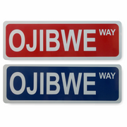 Ojibwe Way Street Sign