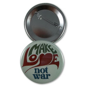 Make love not war Button/Magnet/Pocket Mirror