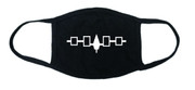 Iroquois Wampum Belt,Black Cotton Face Mask,Reusable Cotton Washable Face Mask