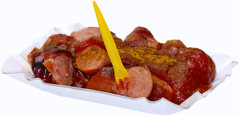 German Bratwurst Currywurst Ingos Currywurst sauce