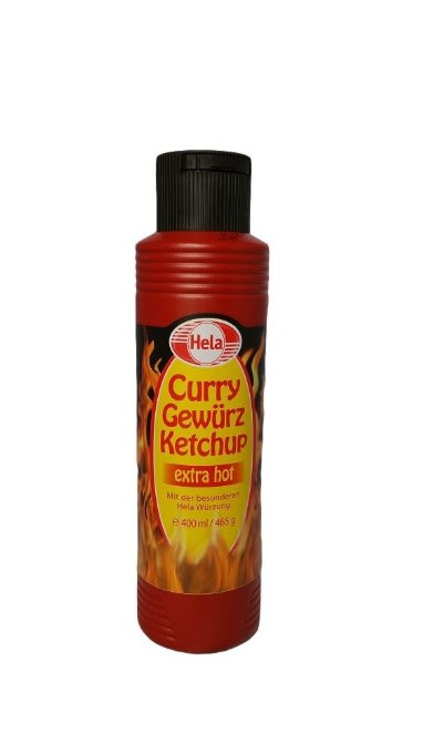 Hela Extra Hot Curry Gewurz Ketchup - 400 ml - myGermanCandy.Com