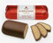 This delicious combination of fresh grounded almonds and chocolate is a german tradition: marzipan.