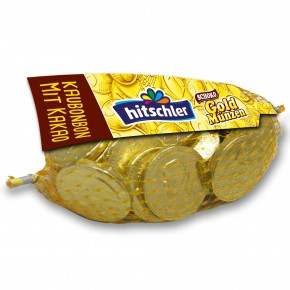 Hitschler Goldmünzen Bag of Chocolate Coins shaped Chews 150g - 5.29Oz -  myGermanCandy.Com