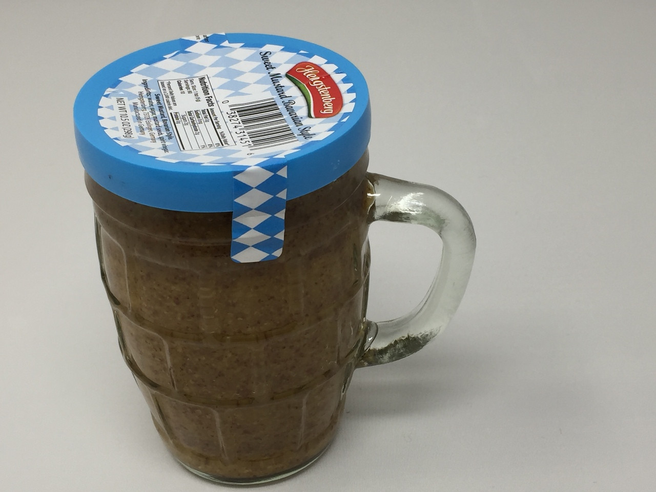 Hengstenberg Mustard Sweet Bavarian Style Mustard in Beer Glass / Bier