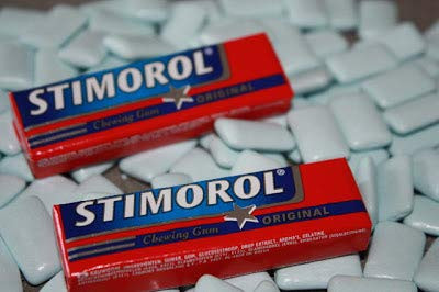 Sugarfree | Stimorol Original Mint & Green Tea Licorice | Chewing Gum | 5 x  14g = 70g - 2.47 ounce - myGermanCandy.Com
